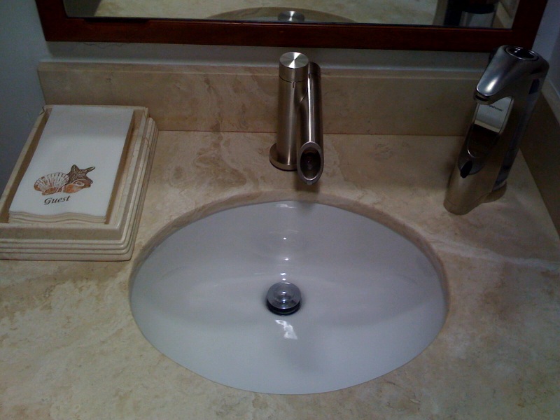 Guest bathroom sink at Mikie's Fun House #4.5