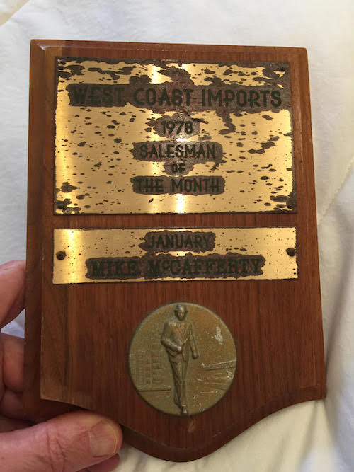 West Coast Imports trophy