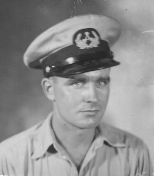 Charles F. McCafferty, Sr. (Dad), in Aruba, 1943, U.S. Merchant Marine